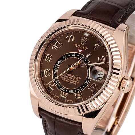 rose gold rolex sky dweller replica|rolex sky dweller price uk.